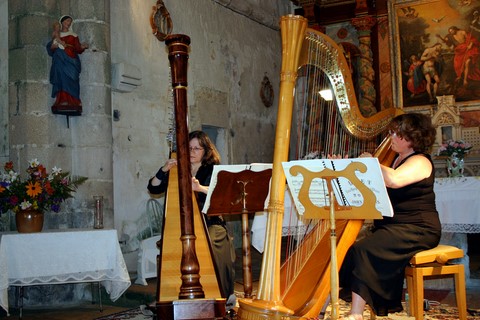 Jabreilles-les-Bordes - concert de harpes