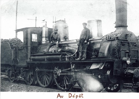 Saint-Sulpice Laurière - locomotive 