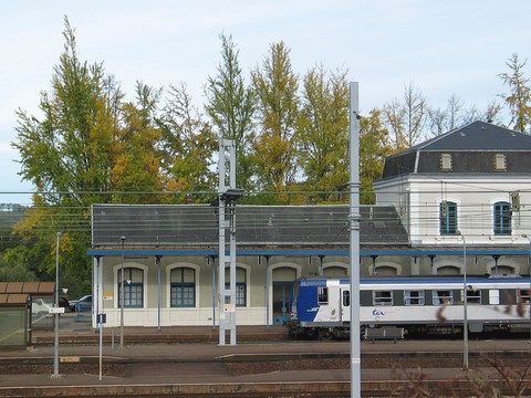 Saint-Sulpice-Laurière - la gare