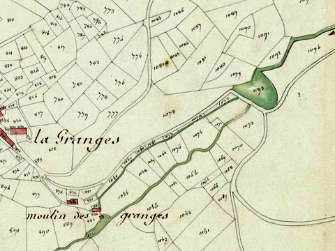 Laurière - moulin des Granges 1813