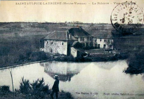 Saint-Sulpice-Laurière - la Ribière  CPA