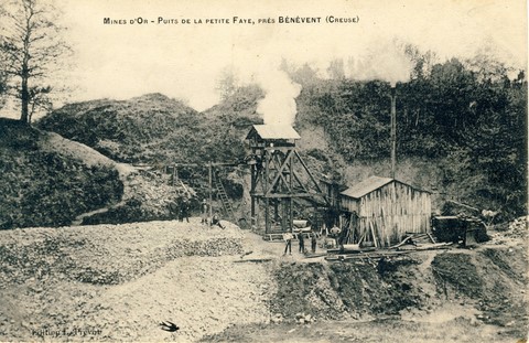 Chamborand - mine d'or de la Petite Faye