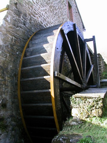 moulin - roue à godets